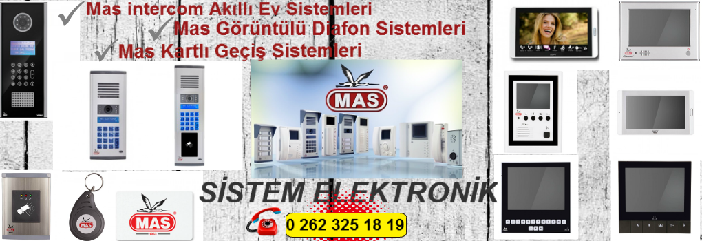 MAS Kocaeli Görüntülü Diafon Sistemleri